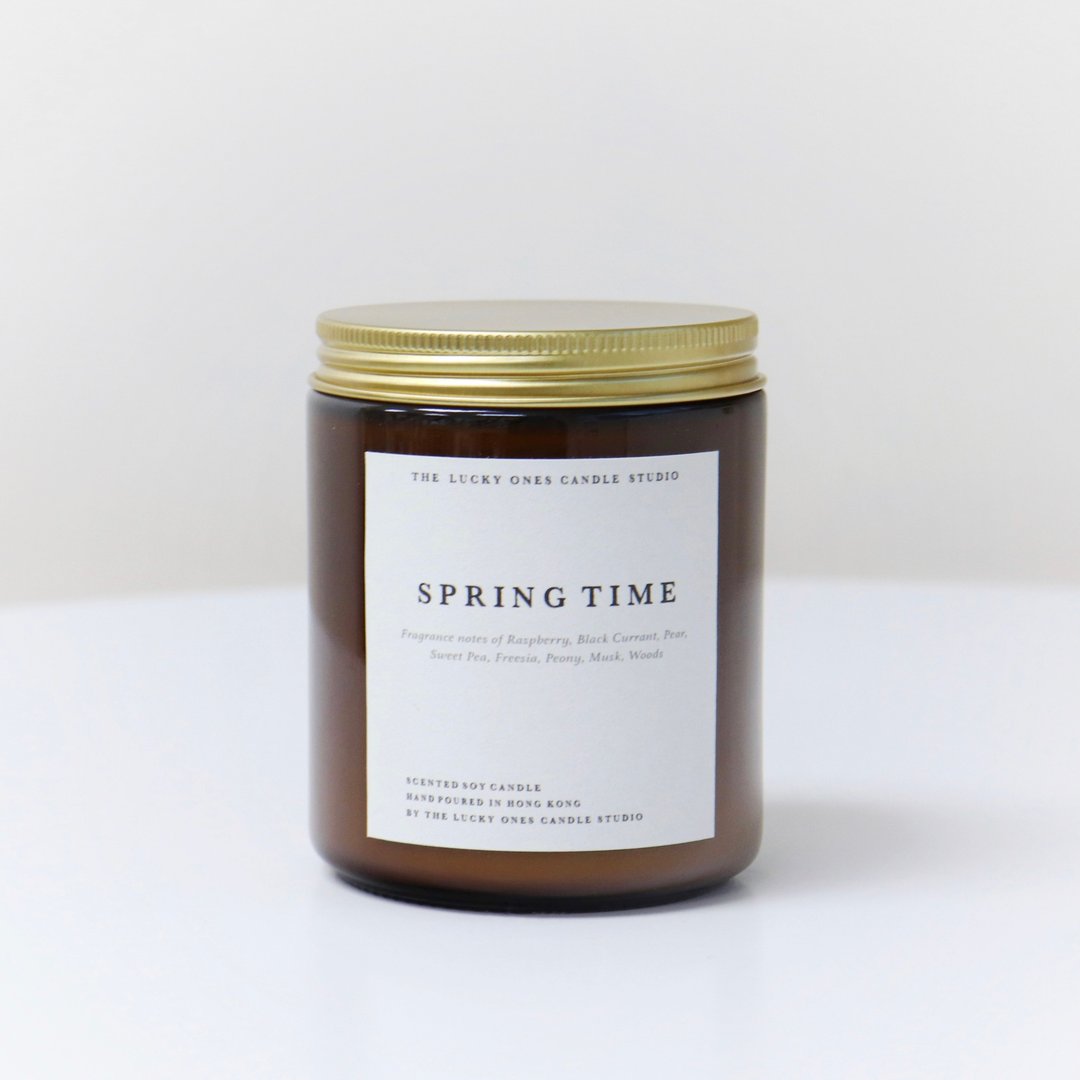 No.202 SPRINGTIME | 春日 | 手工大豆蜡烛 | 香氛蜡烛 - 蜡烛/烛台 - 蜡 透明