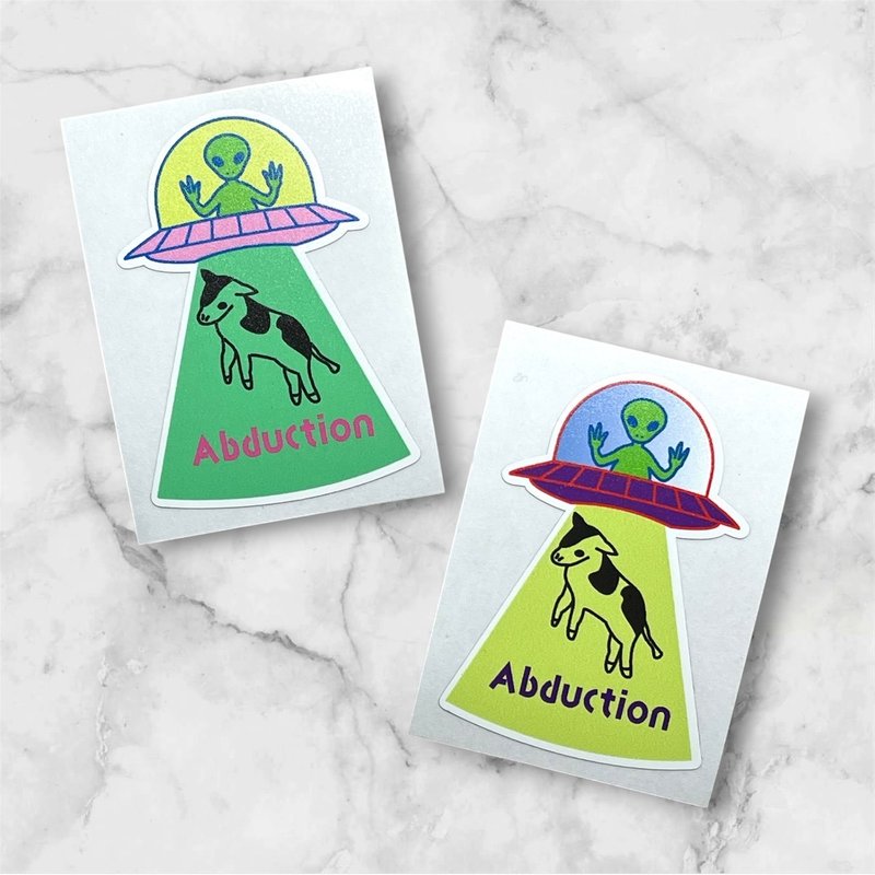 UAP 贴纸 2 张组 - 贴纸 - 塑料 