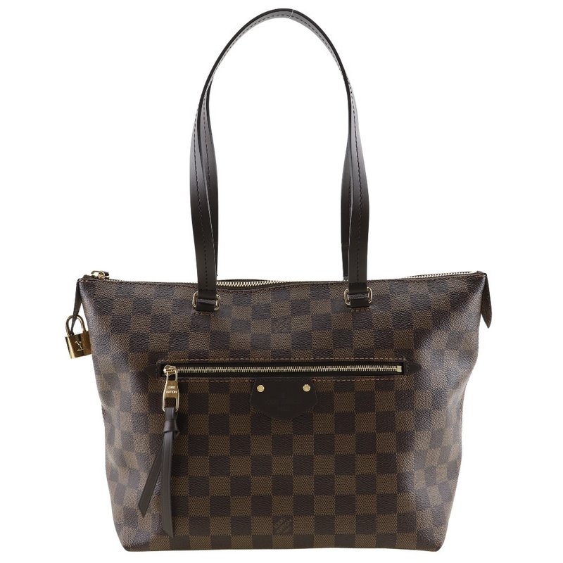 [日本直送] Louis Vuitton Iena PM 托特包 N41012 Damier 帆布棕色 FL4138 女款 [二手] - 手提包/手提袋 - 人造皮革 咖啡色
