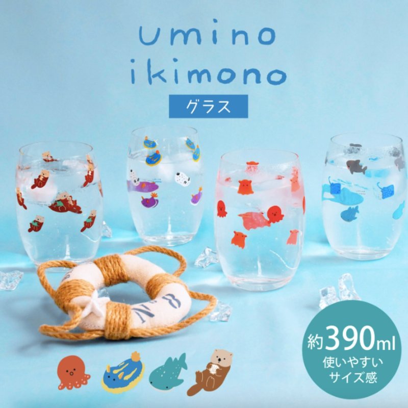 日本直送 泰国制 小动物玻璃杯 - 玻璃杯 - 玻璃 多色