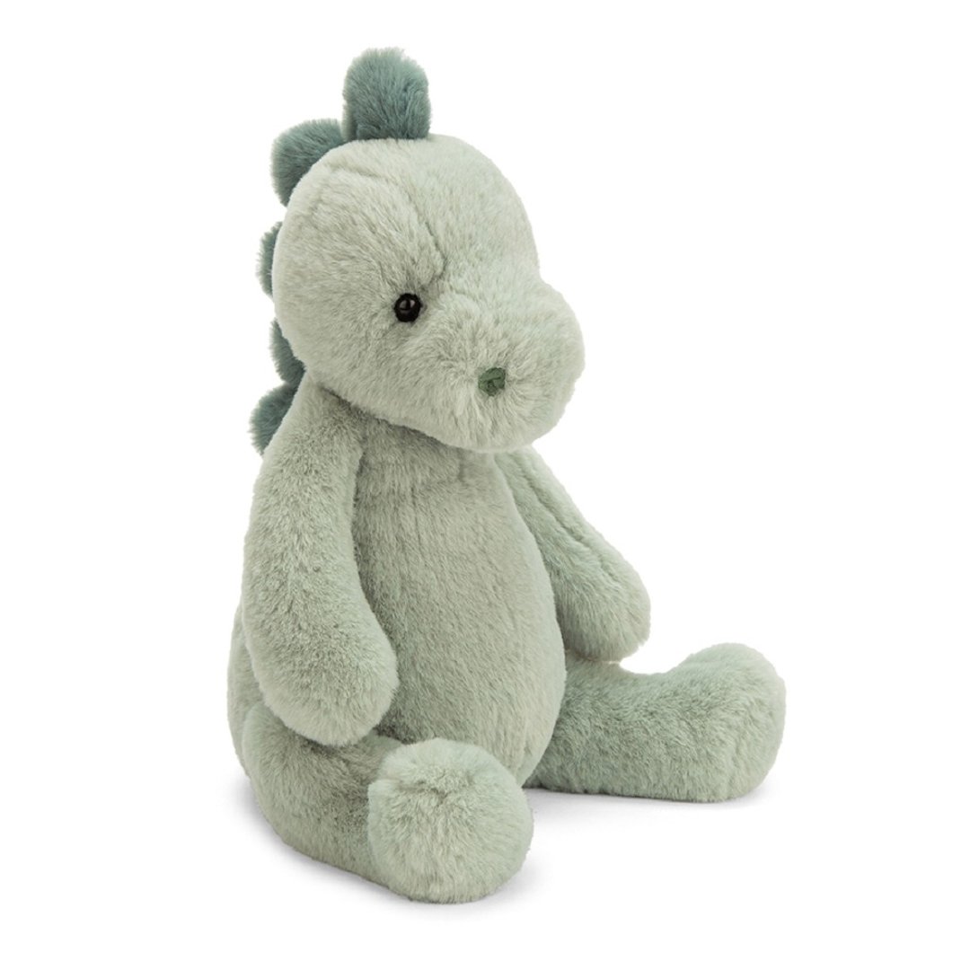 Jellycat Puffles Dino 32cm 泡芙恐龙 - 玩偶/公仔 - 聚酯纤维 绿色