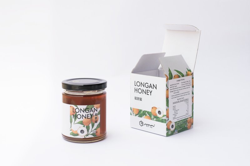 台湾蜂蜜 l 龙眼蜜 320g - 蜂蜜/黑糖 - 玻璃 黄色