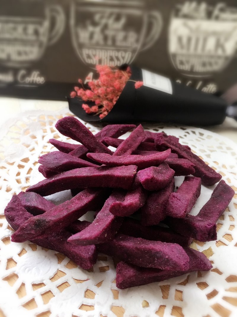 【当好蔬果遇见好神保庇】紫地瓜脆片100g升级版 - 水果干 - 新鲜食材 