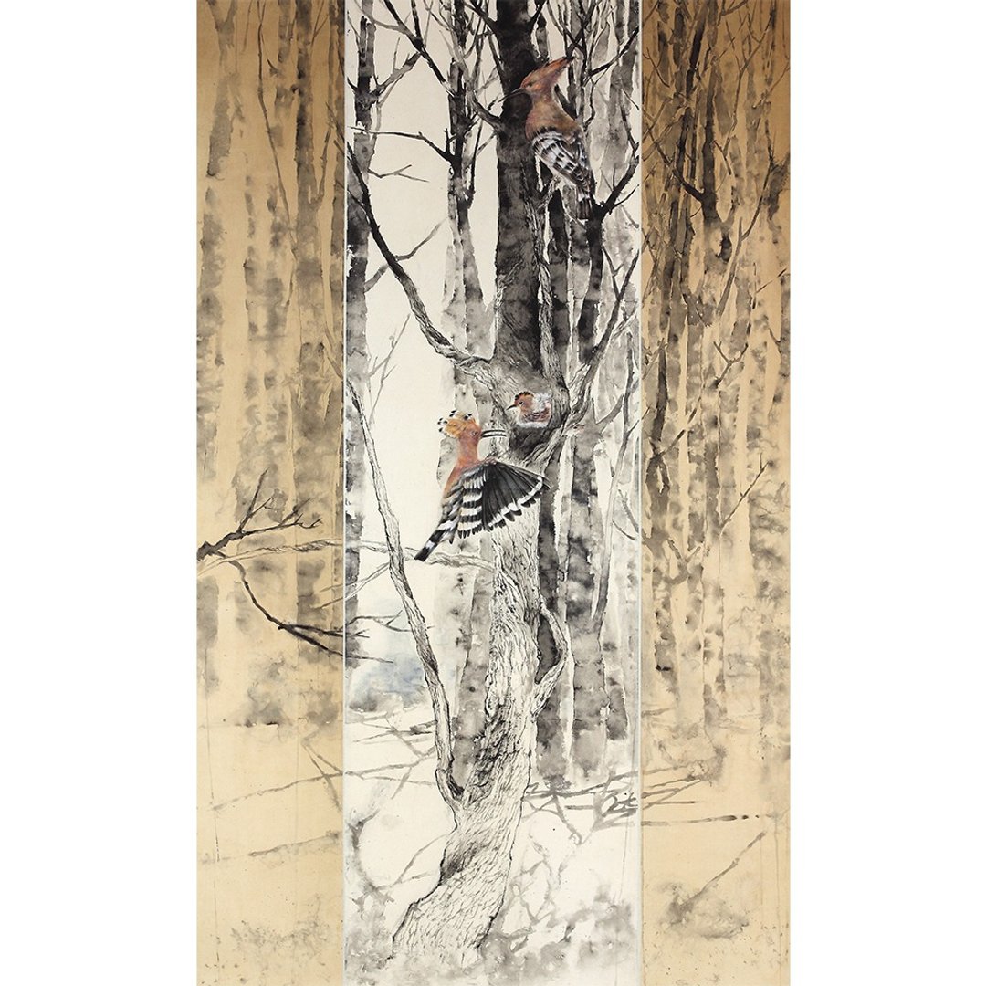 护心符__彩墨/手绘/95x158cm - 海报/装饰画/版画 - 纸 橘色