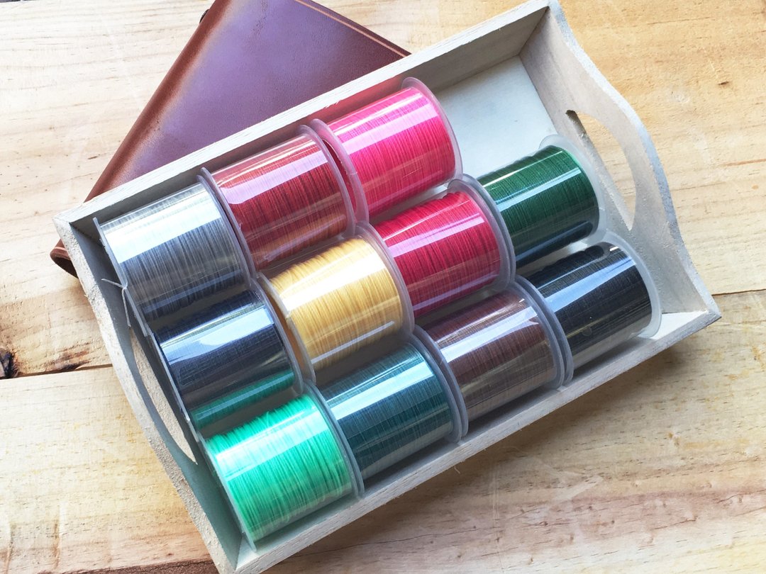 加购商品 - 手缝圆蜡线 #601－#648 0.65mm 30米 48色 手缝线 - 编织/刺绣/羊毛毡/裁缝 - 棉 多色