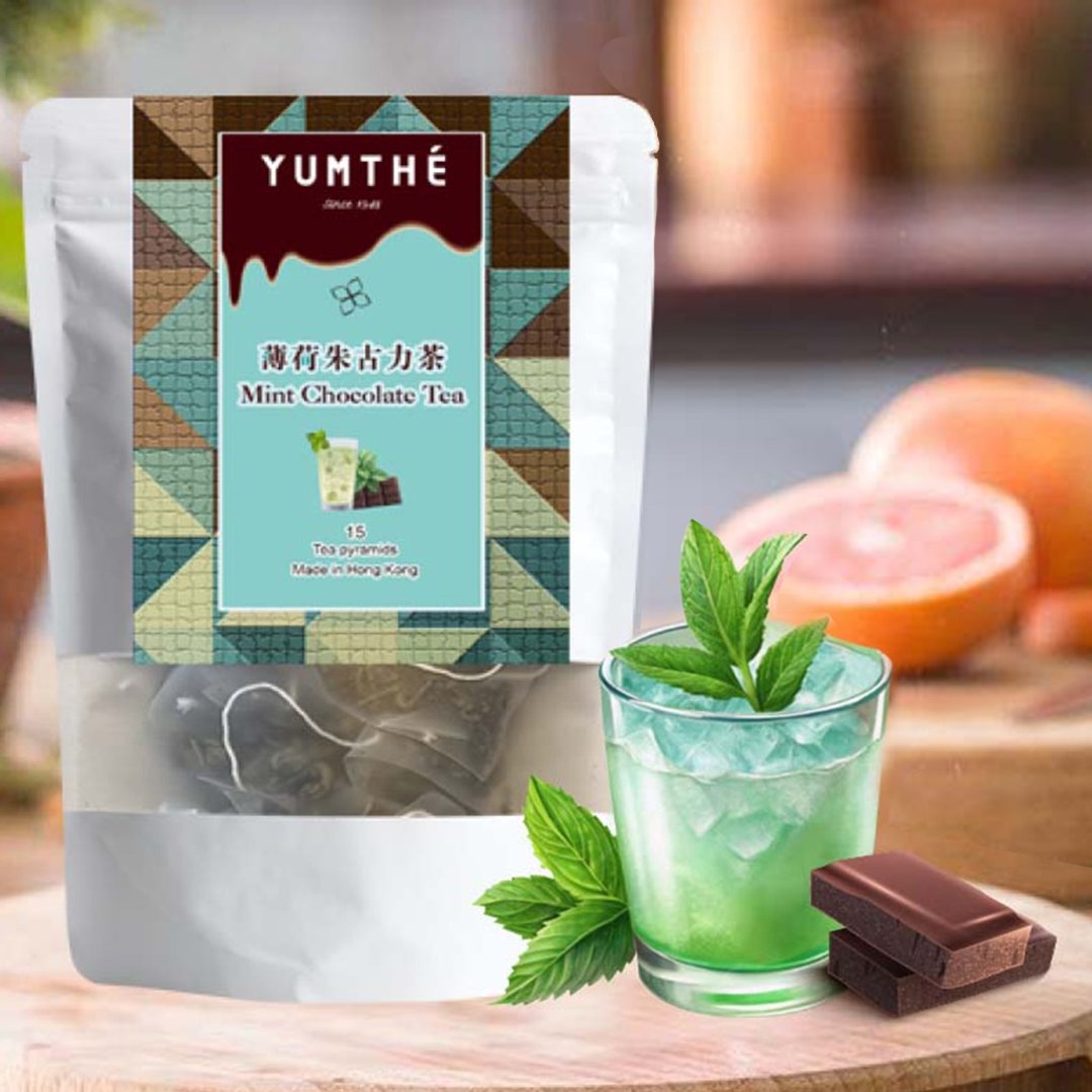 【清新口气】薄荷朱古力茶 -15 茶包 - 新产品 - 香港制造 - 茶 - 纸 绿色