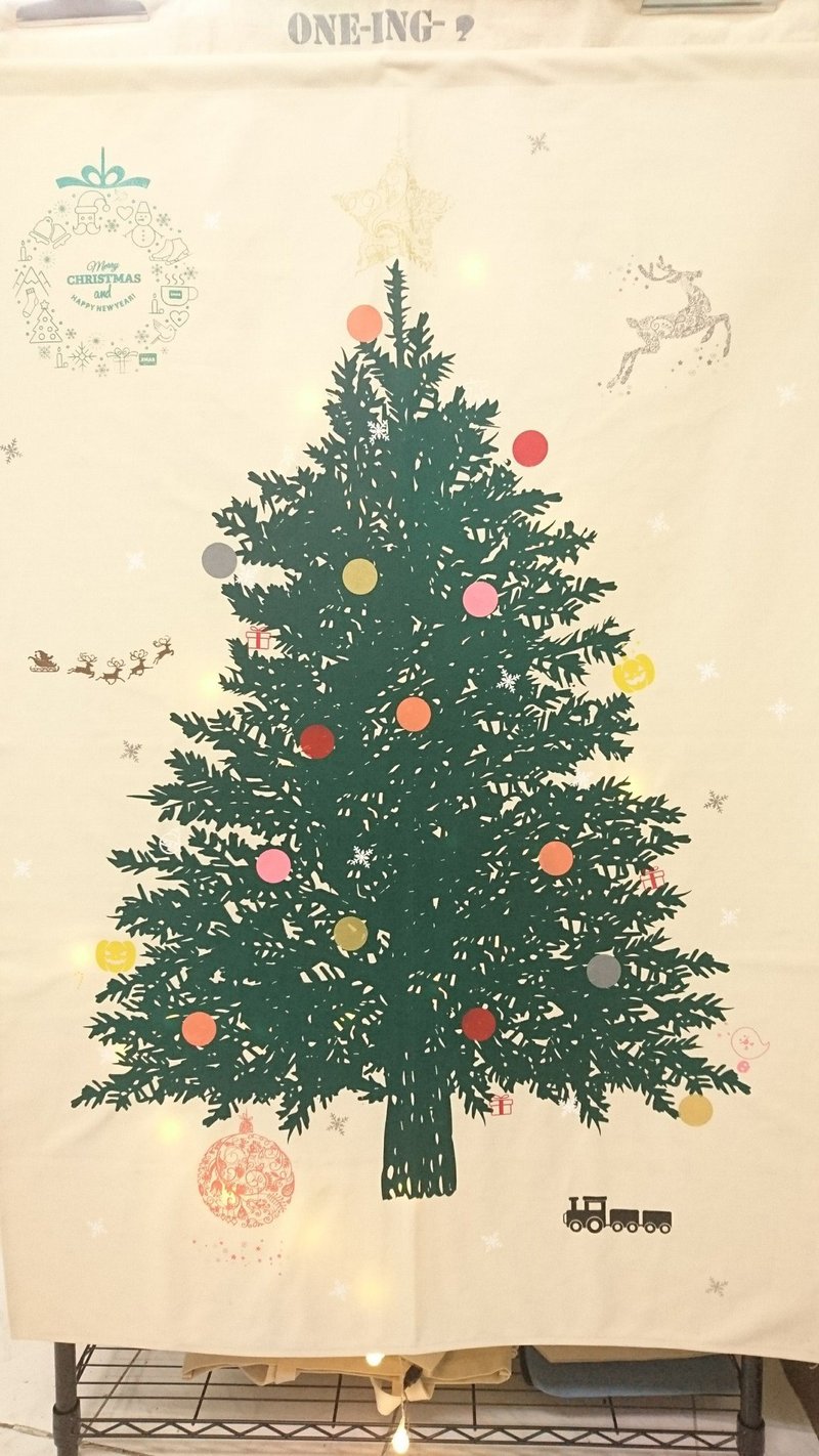 圣诞树绢印party - 编织/羊毛毡/布艺 - 棉．麻 