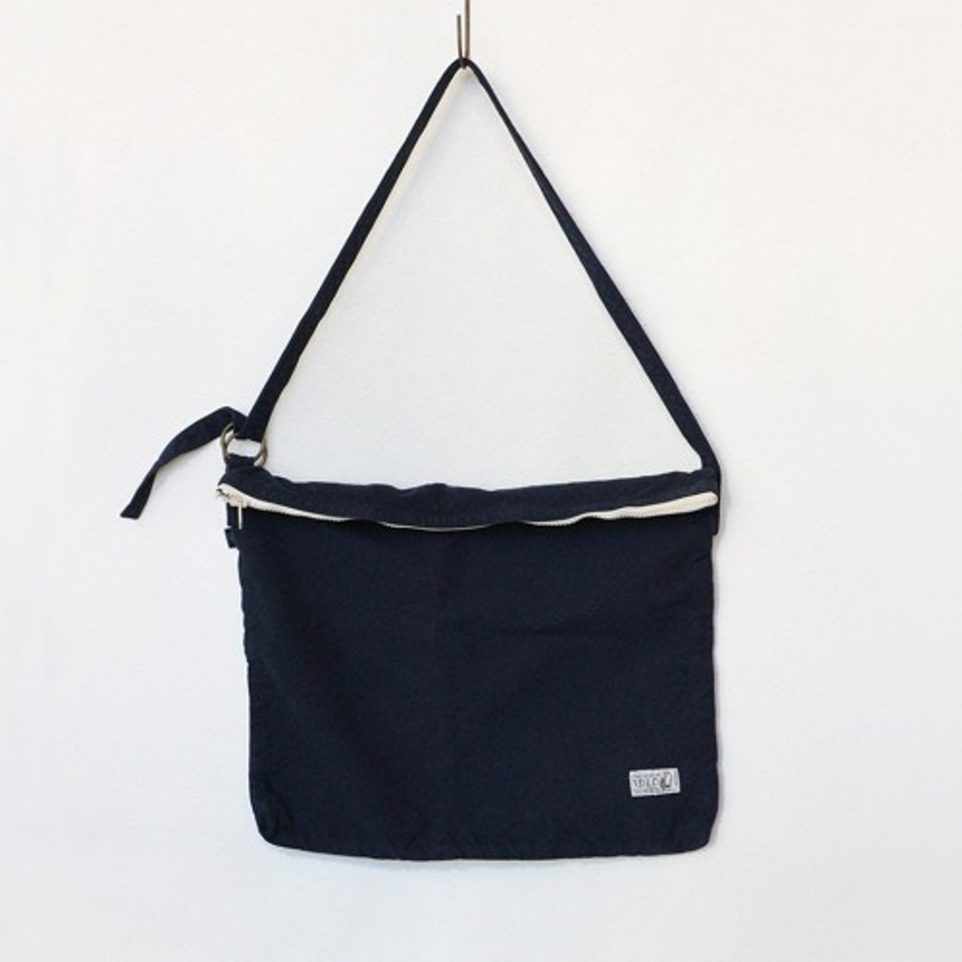 Canvas shoulder [dark blue] (VC-35) - 侧背包/斜挎包 - 其他材质 蓝色
