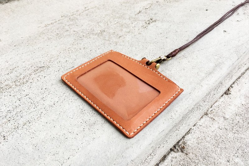 Decanates-皮革识别证套横式-5色 - 证件套/卡套 - 真皮 卡其色