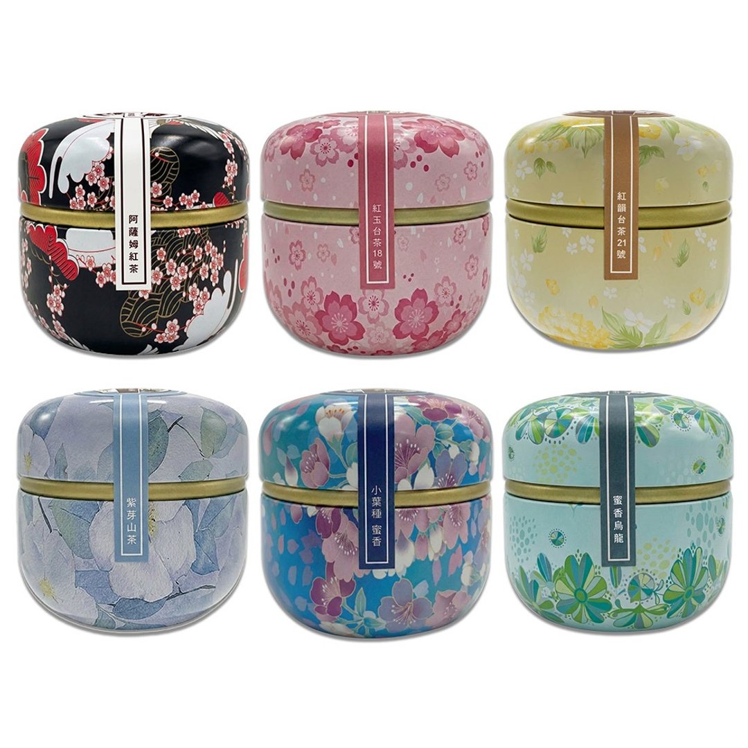小福罐-阿萨姆、红玉、红韵、紫芽山茶、蜜香乌龙、蜜香红茶 - 茶 - 新鲜食材 多色