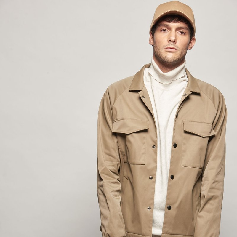 Stone@s Coach Windproof Jacket / 驼色 夹克 外套 防风 防水 - 男装外套 - 防水材质 卡其色