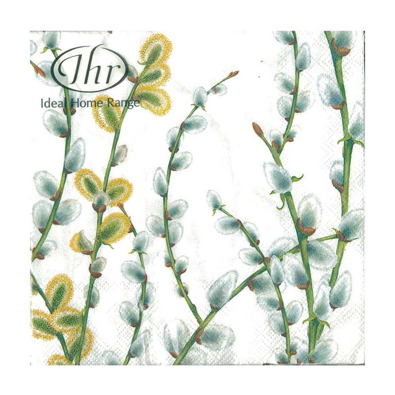 德国 IHR-33*33cm餐巾纸-银柳 - 餐垫/桌巾 - 纸 多色