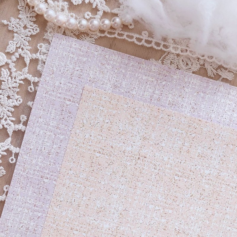 亮粉编织纹 紫色、橙色 - 纸盒/包装盒 - 纸 紫色