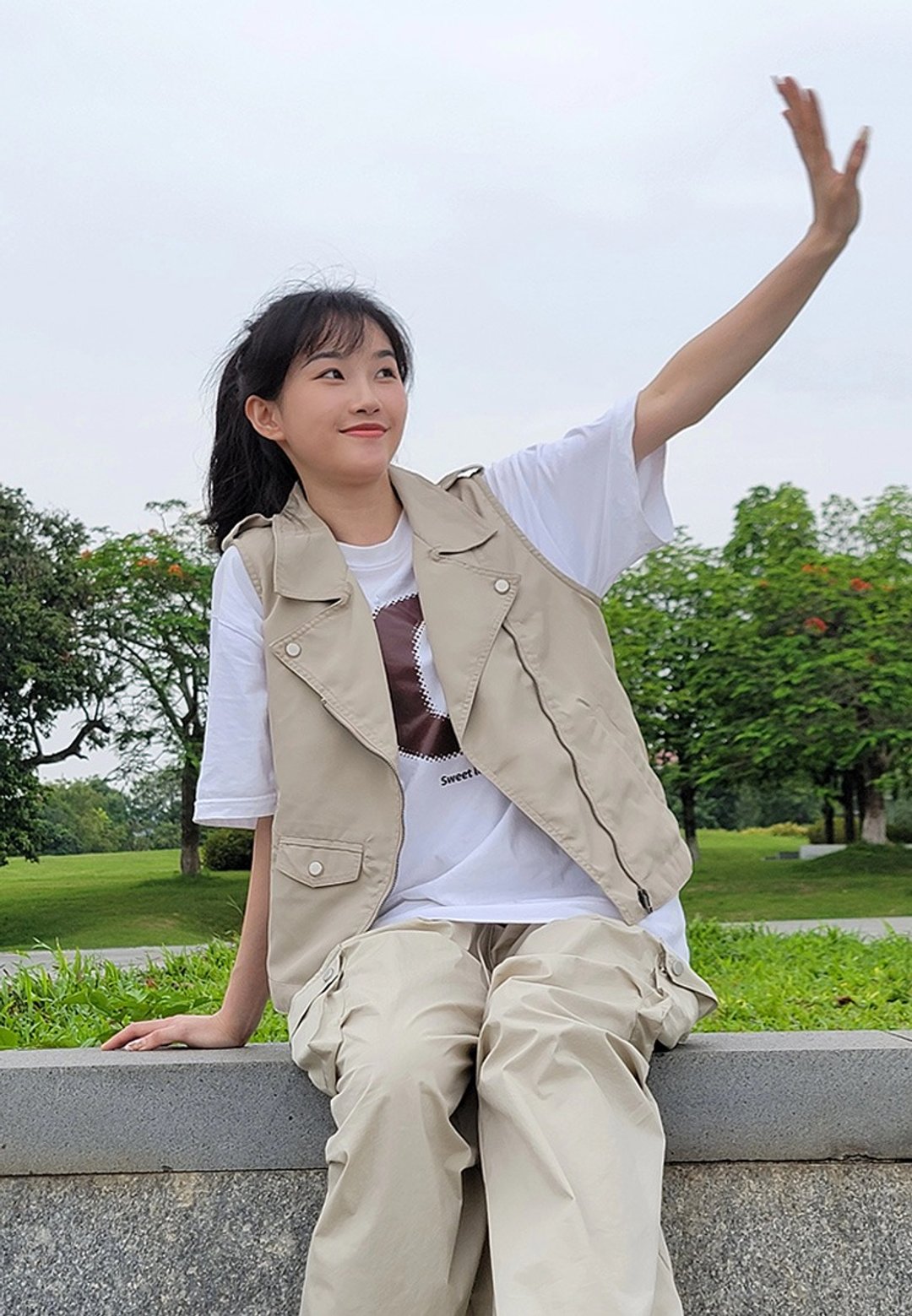 East Pole 女装时尚休闲马甲外套 - 女装背心 - 棉．麻 