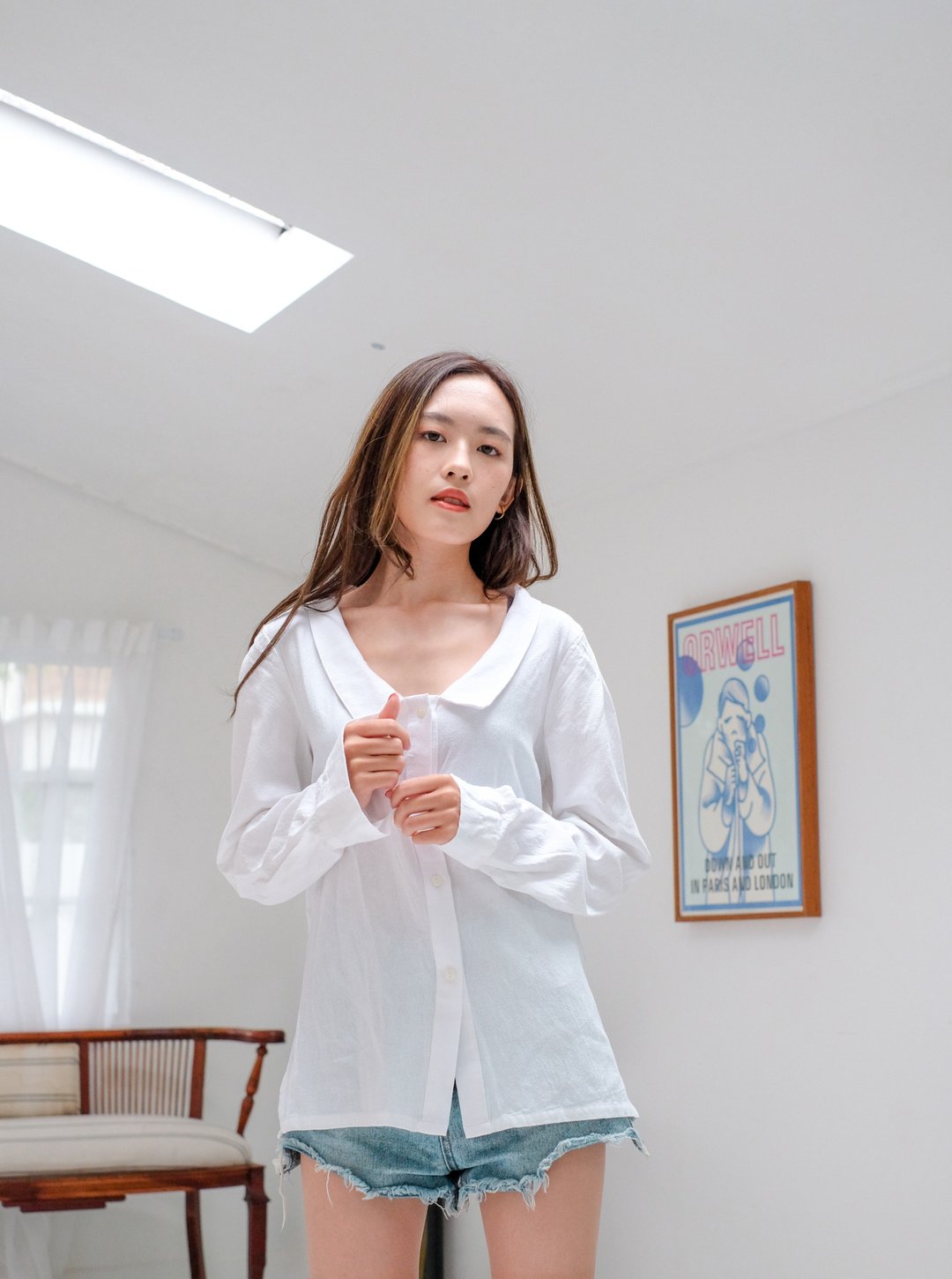【换季特卖】FAWN - 衬衫 / maillot - 女装衬衫 - 棉 白色