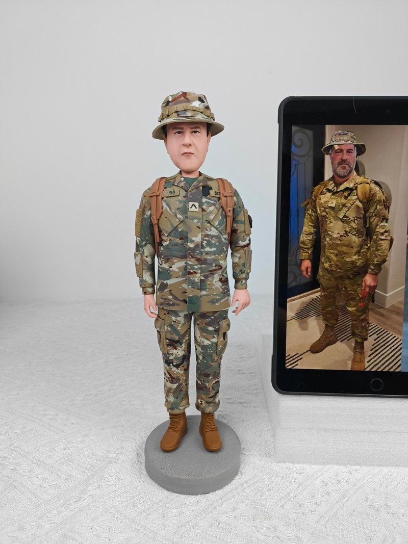 客制化人物公仔 人偶 3D人像画 似颜绘 定制 老板 生日 纪念 礼物 - 玩偶/公仔 - 粘土 多色