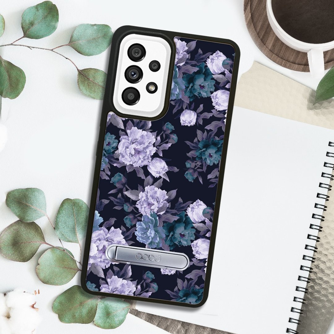 Samsung A55/A54/A35/A34/A25 5G 减震立架手机壳-紫山茶 - 手机壳/手机套 - 其他材质 多色
