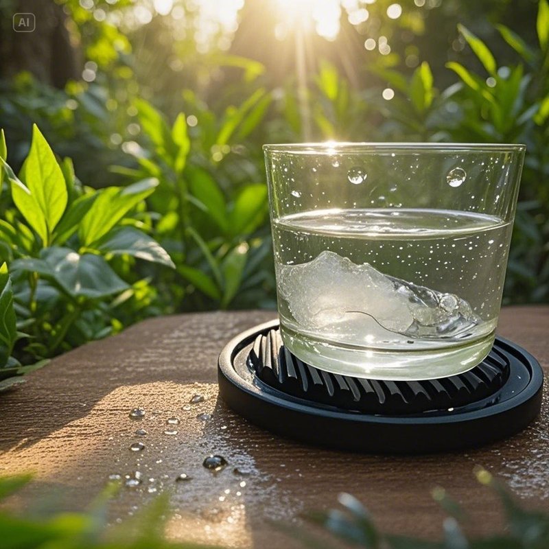 coasters 金属 杯垫  圆型  置物 纸镇 10CM 台湾制造(经典款) - 杯垫 - 铝合金 黑色