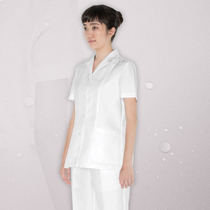低至半价多色纳米抗菌护士护理员短袖上衣医美诊所制服CW2335 - 女装上衣 - 聚酯纤维 多色
