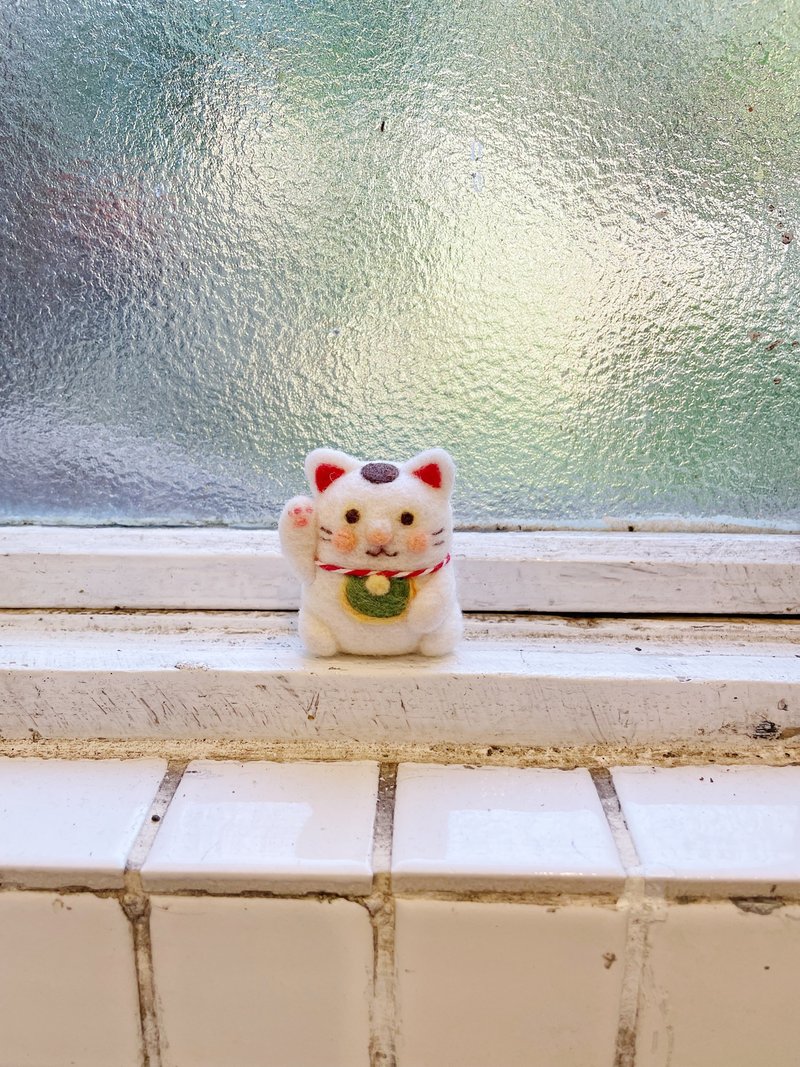羊毛毡-招财猫 - 玩偶/公仔 - 羊毛 多色
