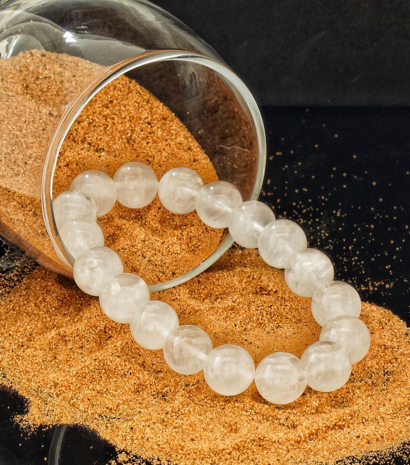 白幽灵 11.5mm 水晶手链 ( HKA9210 ) - 手链/手环 - 水晶 