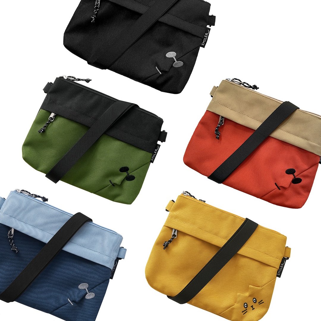 【Mr. Sacoche Bag】两用随身小包 全 5 色 - 侧背包/斜挎包 - 尼龙 绿色