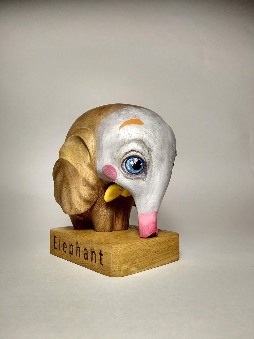 Elephant - 玩偶/公仔 - 木头 