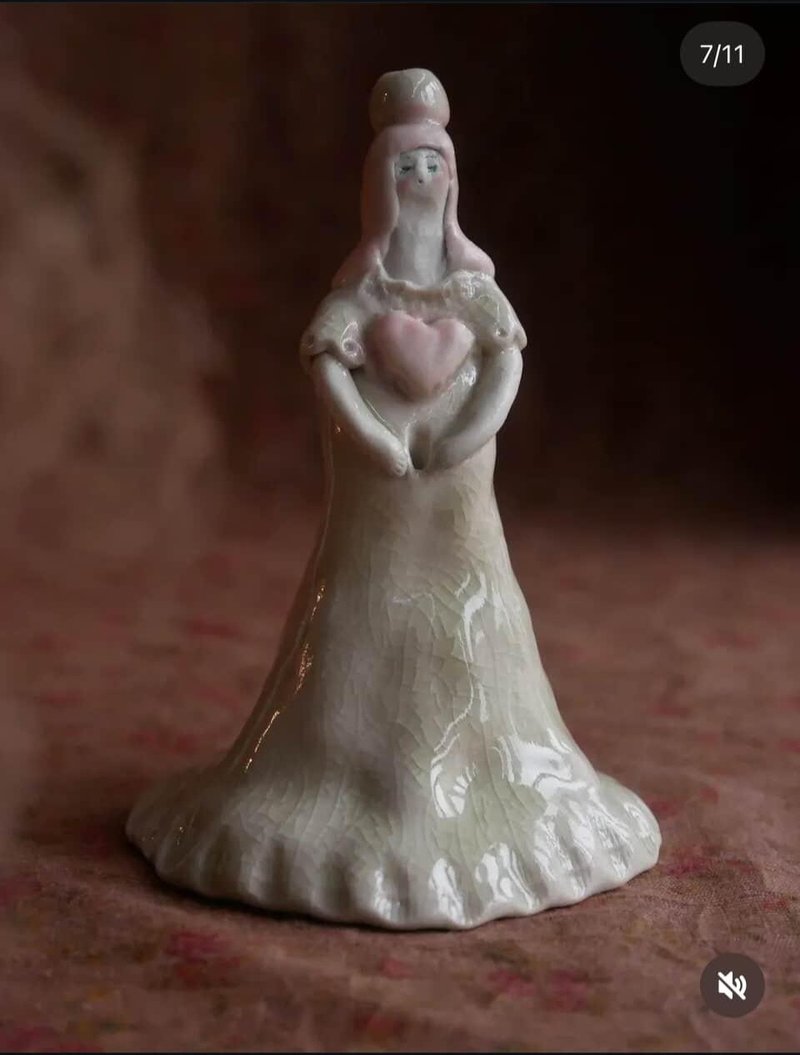 客订 陶偶两件 - 玩偶/公仔 - 陶 