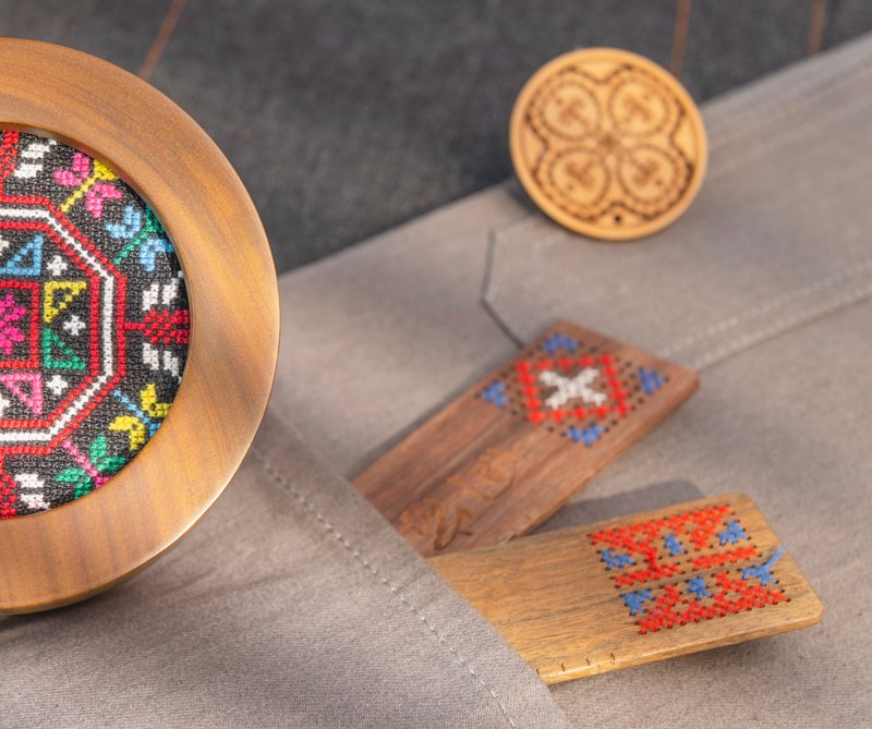 十字绣材料体验包 - 编织/刺绣/羊毛毡/裁缝 - 绣线 