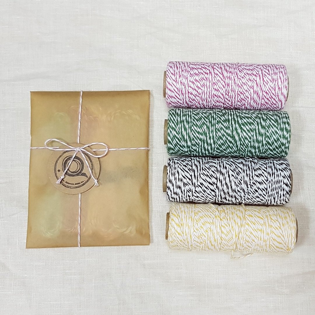 Goody Bag - 美国 Divine Twine 棉线组 /任选5色/ 礼物包装必备 - 编织/刺绣/羊毛毡/裁缝 - 棉 多色