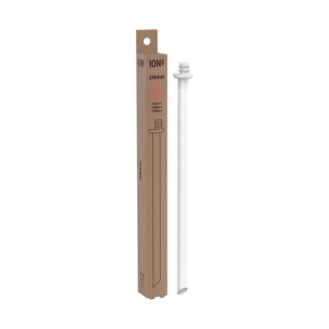 ION8 水壶吸管配件 I8XSTRAWLRG 单支入 (大) / 适用1000ml水壶 - 水瓶/水壶 - 硅胶 白色