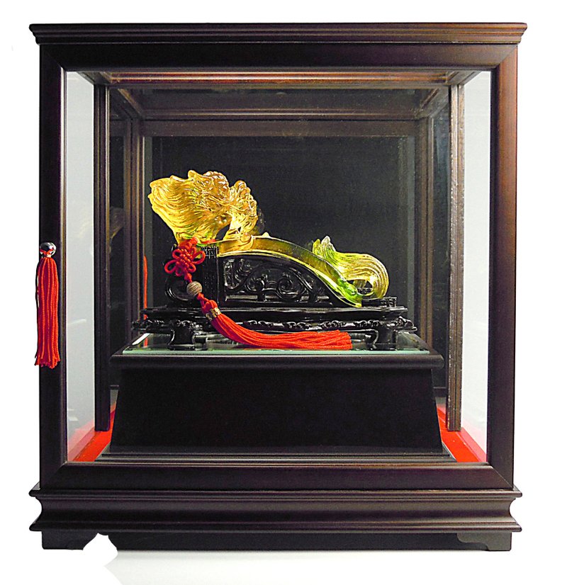 琉璃 龙如意 升迁送礼 退休送礼 开幕送礼 新婚送礼 新居送礼 - 其他 - 其他材质 金色