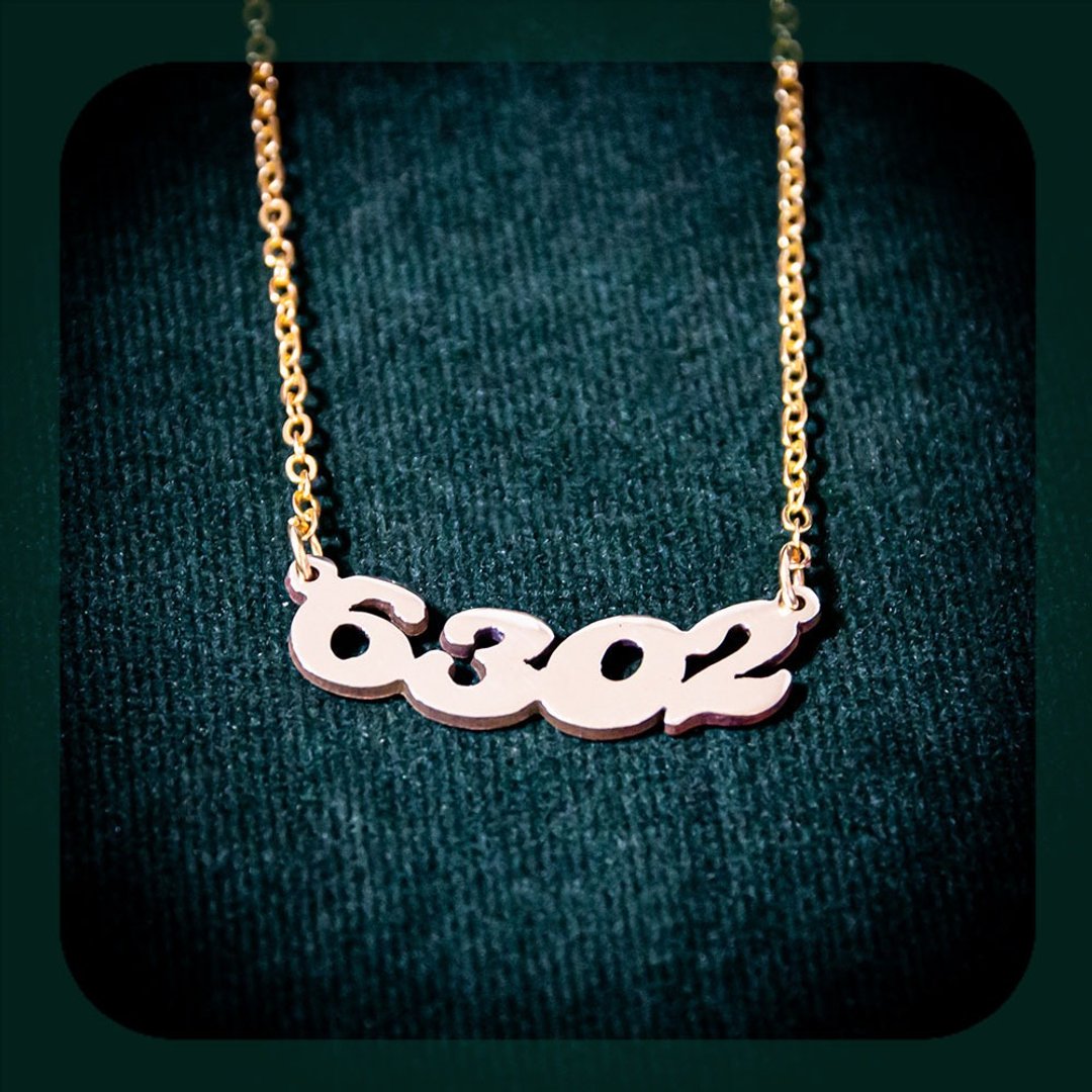 Amore Accessories : 定制化数字项链 - 项链 - 铜/黄铜 银色