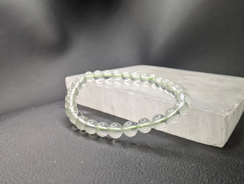 翠绿幽灵 翠幽灵 手串 手链 天然水晶 水晶手串 6mm 水晶手链 - 手链/手环 - 水晶 