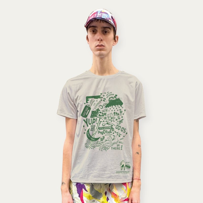 ALMOST THERE系列 休闲 / 专业户外运动 环保物料 TEE - 男装上衣/T 恤 - 其他材质 卡其色