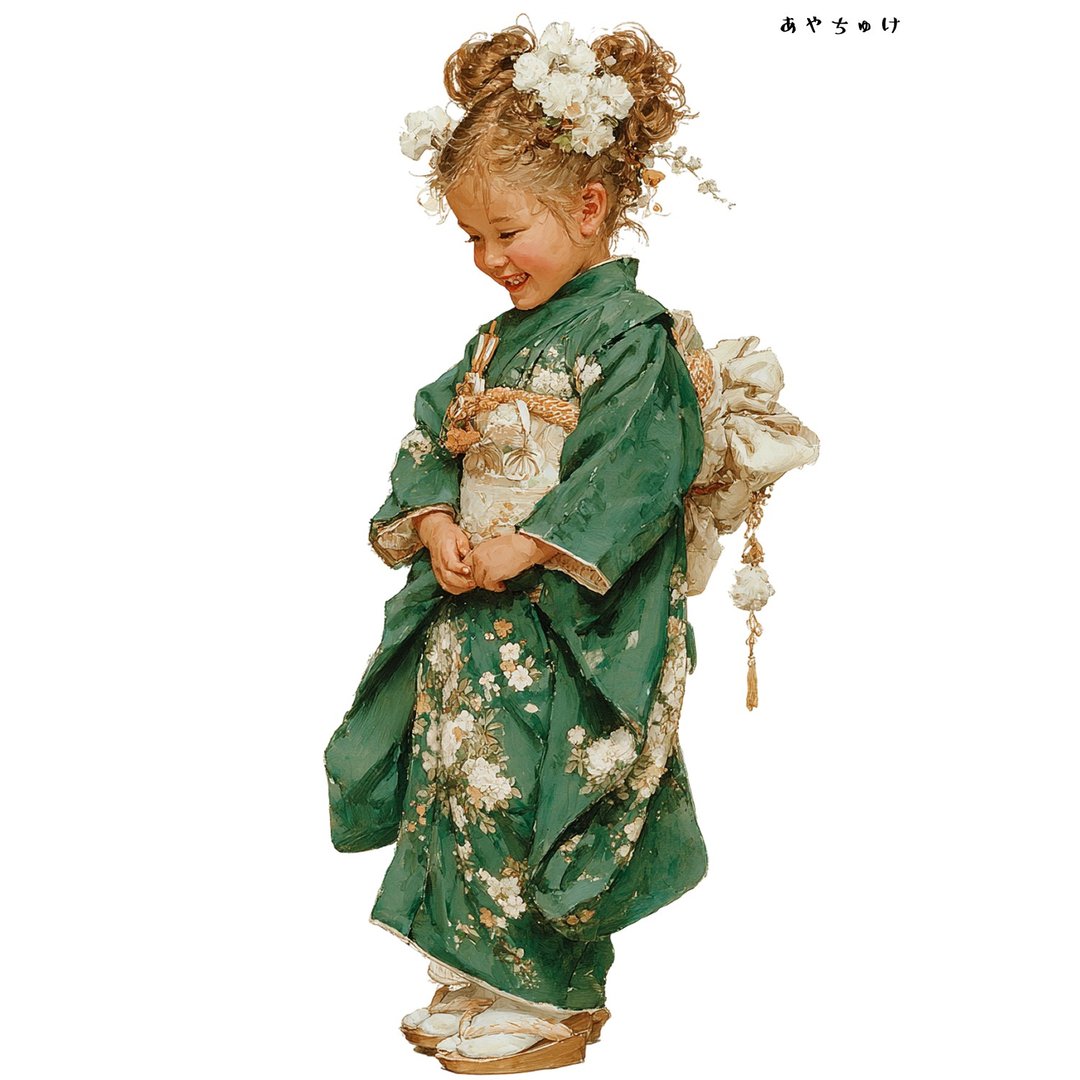 【12月新品4】07-114-0235 人物贴纸 和服复古 - 贴纸 - 纸 
