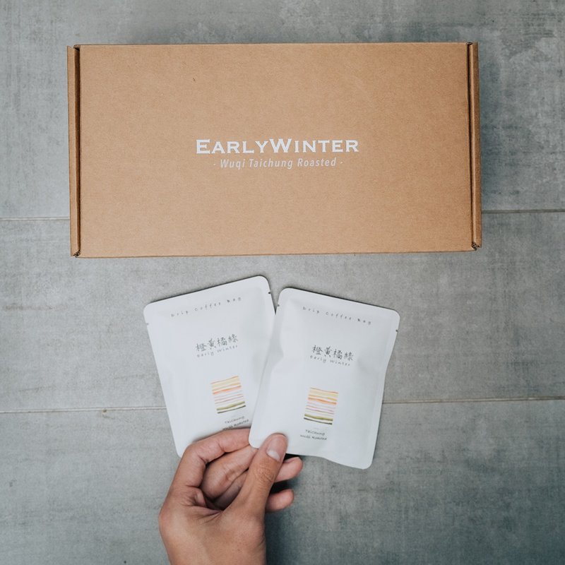 20入浅焙滤挂咖啡组合 挂耳包 - 咖啡 - 纸 白色