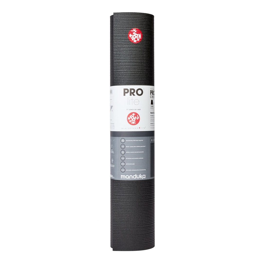 【Manduka】PROlite Mat 瑜珈垫 4.7mm - Black - 瑜珈垫 - 其他材质 黑色