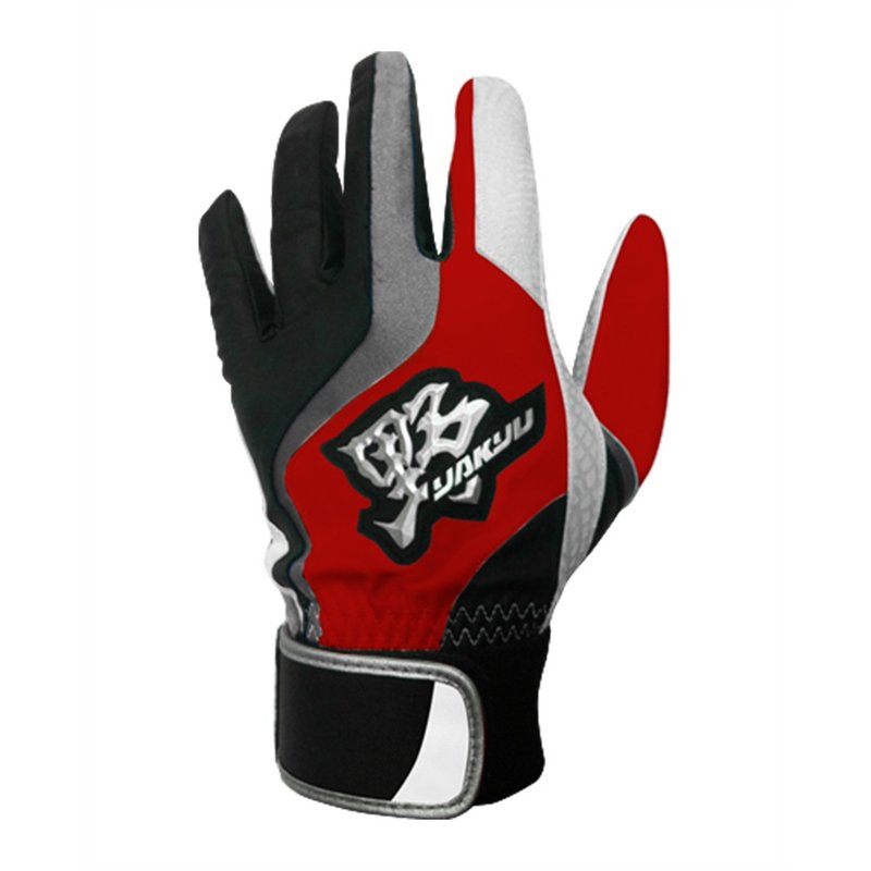 【野YAKYU】PRO系列(單支)真皮 - 红/银灰 - 运动配件 - 真皮 红色