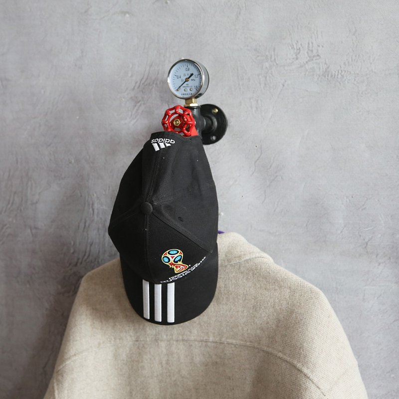 工业风水管挂钩墙上装饰衣帽钩 - 衣架/挂勾 - 其他金属 黑色