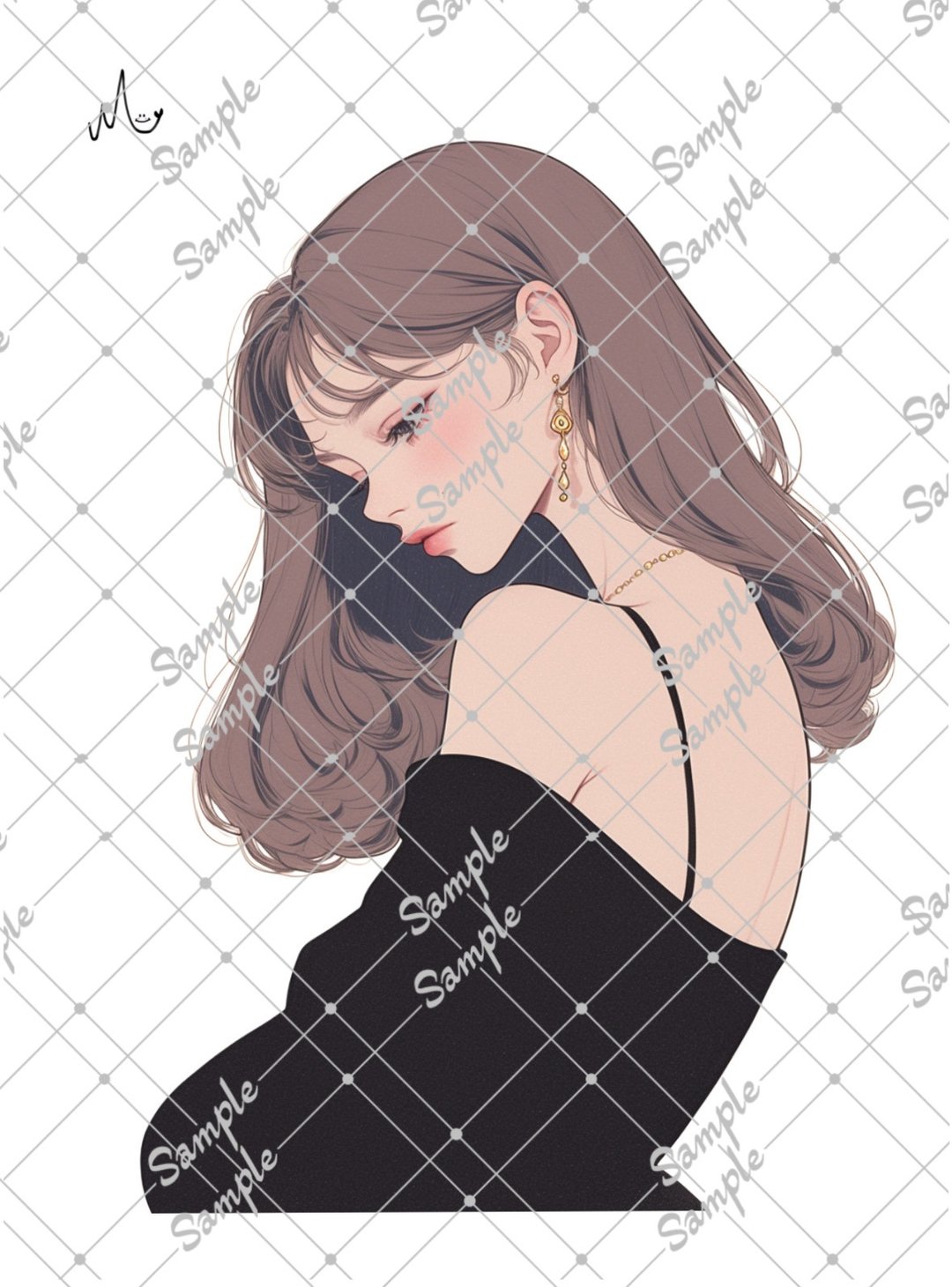 原创人物插画贴纸 - 贴纸 - 纸 