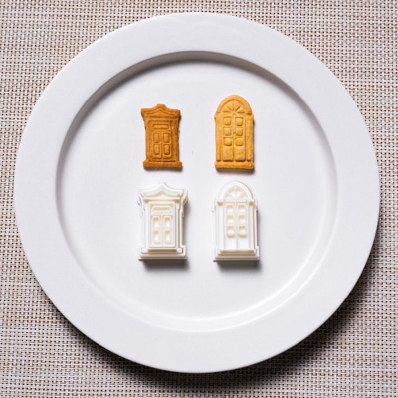 Foreign windows: QUATTRO (cookie cutter, cookie mold) - 厨房用具 - 木头 