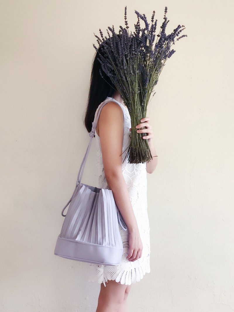 aPaddy Bucket Bag in Dusty Violet - 手提包/手提袋 - 其他材质 紫色