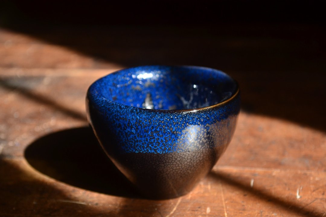 蓝星天目两怡品饮杯  咖啡滤杯 咖啡滤器 新年礼物礼物 - 咖啡壶/周边 - 瓷 蓝色