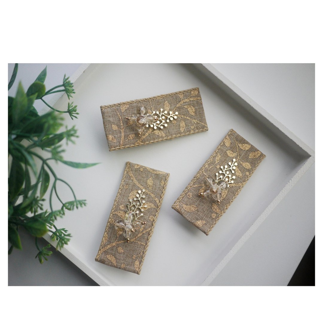 水晶树葡萄 | 鸭嘴夹 | hair clip - 发饰 - 其他材质 金色