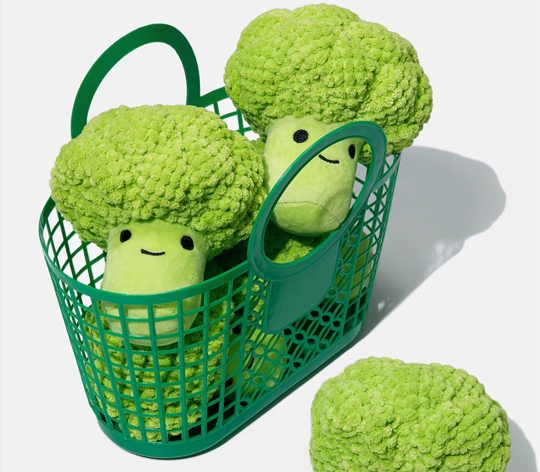 【西蓝花】 磨牙洁齿仿真西蓝花 自嗨解闷发声玩具 - 玩具 - 棉 绿色