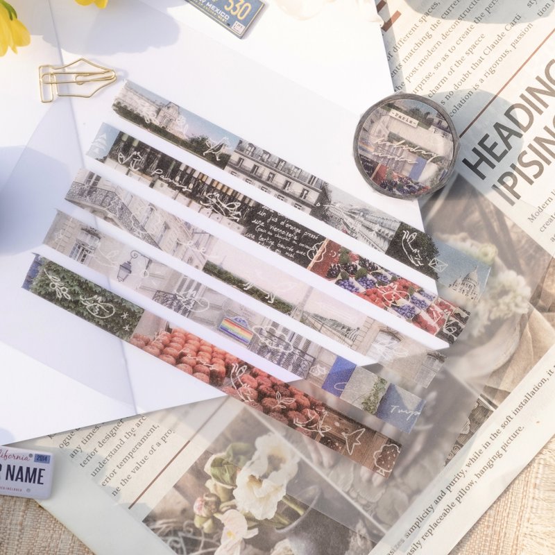 巴黎 Holiday mode : Paris | 纸胶带 - 纸胶带 - 纸 