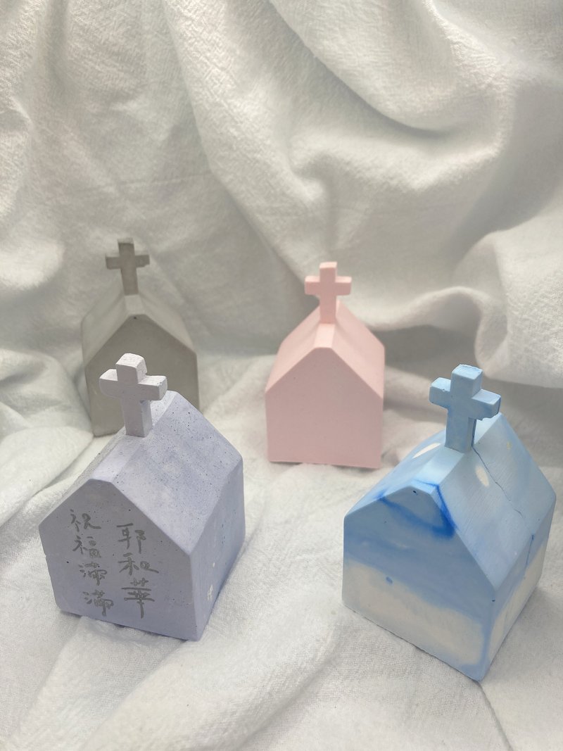 手作扩香石 神同在的教会 - 香薰/精油/线香 - 其他材质 多色