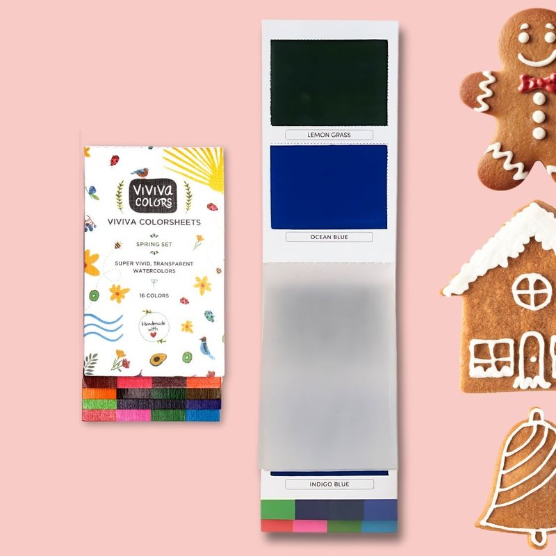 Viviva 软木锅 - 16 种春季水彩画，耐光且环保 - 其他 - 软木/水松木 