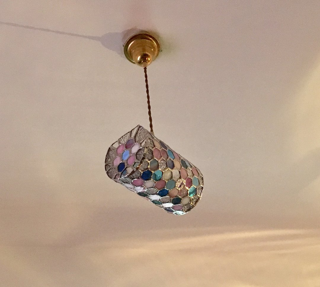 Pendant Light Jewel Night clear pink blue - 灯具/灯饰 - 玻璃 粉红色